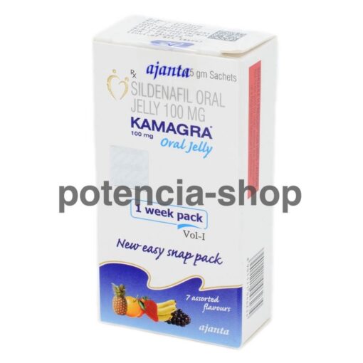 Kamagra Oral Jelly 100 mg v originálnom balení